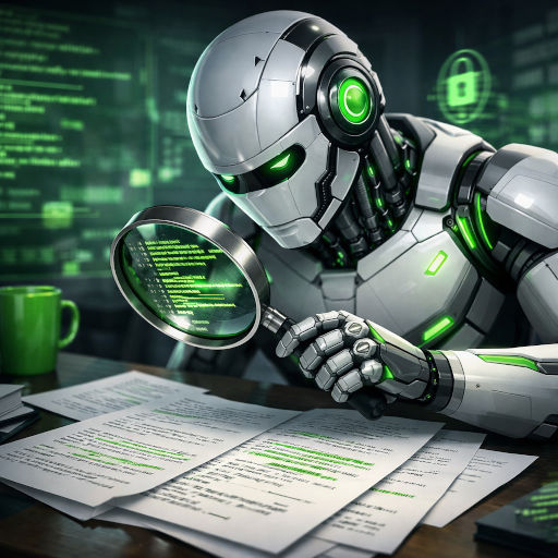 KI Roboter sucht Schwachstellen