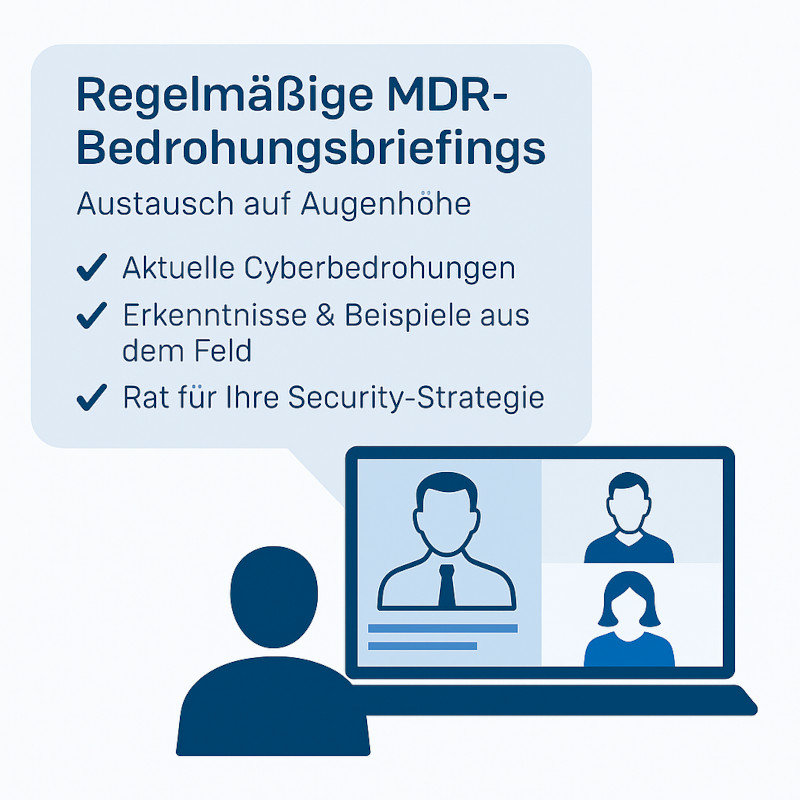 Regelmäßige MDR Bedrohungsbreifings